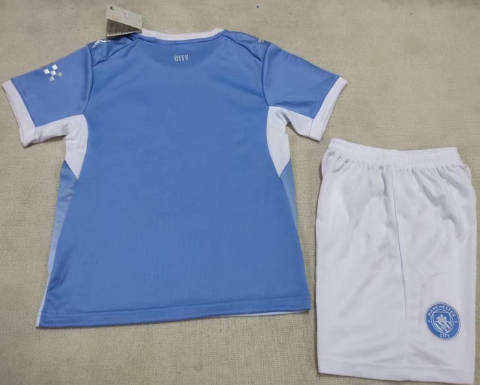 26/27 Manchester City home kids kit