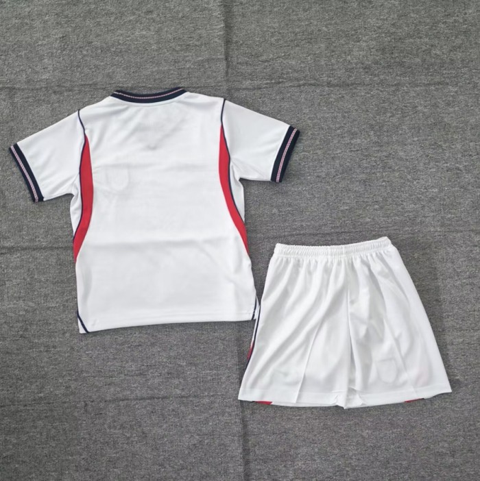 26/27 England FIFA World Cup home kids kit