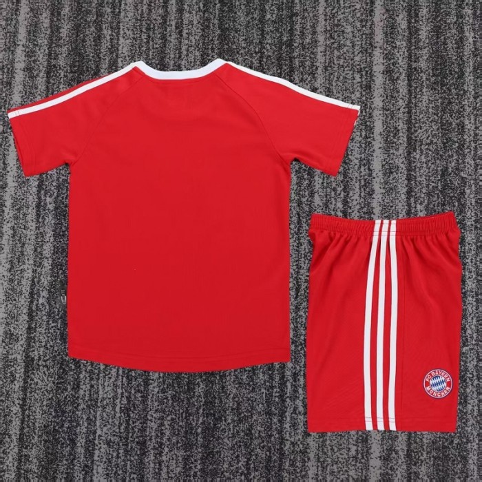 Retro 01/02 bayern munich home kids kit