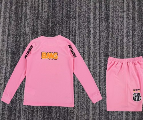 Retro 2013 Santos Away kids kit long sleeves