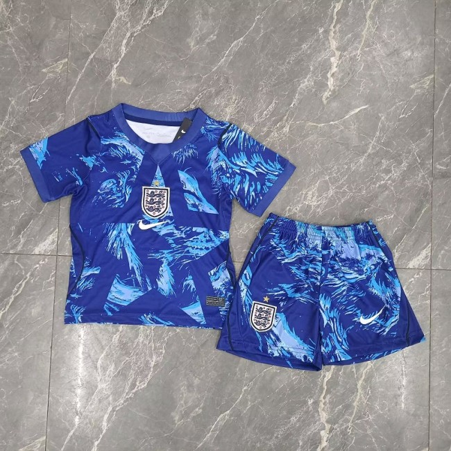 2026 England goalkeeper kids kit blue