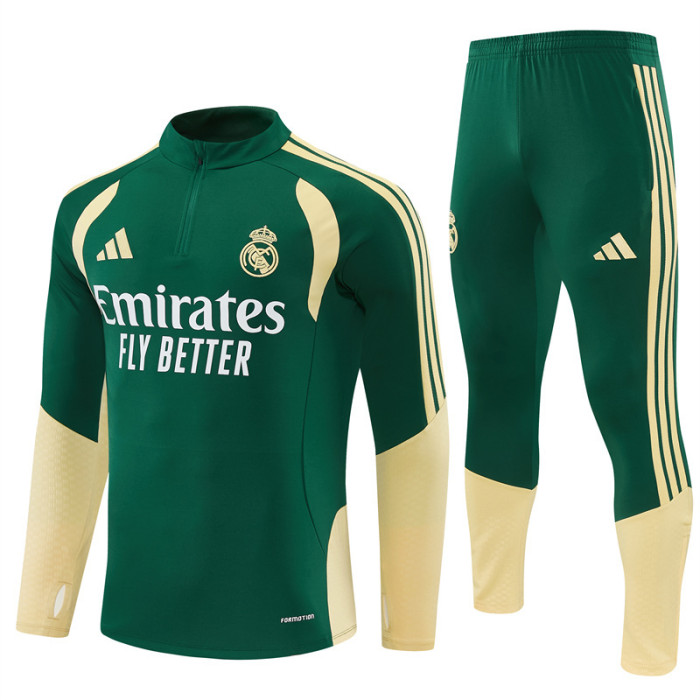 26/27 Real Madrid Kids training suit green
