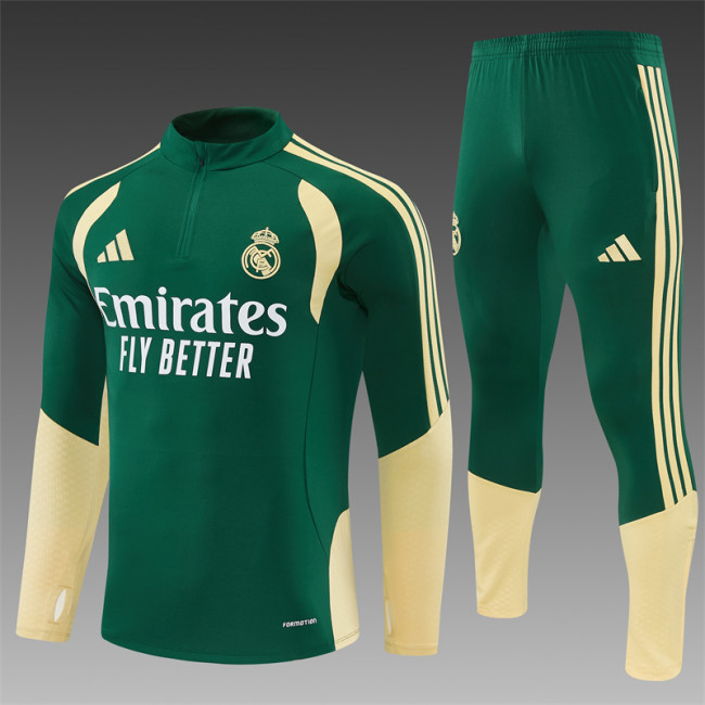 26/27 Real Madrid Adult training suit green