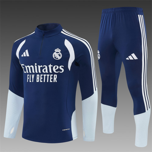 26/27 Real Madrid Adult training suit Royal Blue