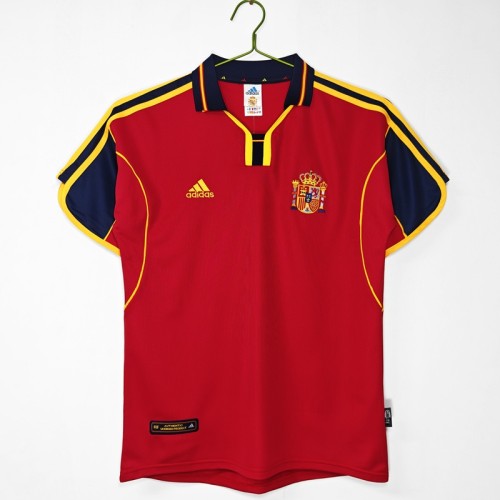 Retro 2000 Spain home football Jersey
