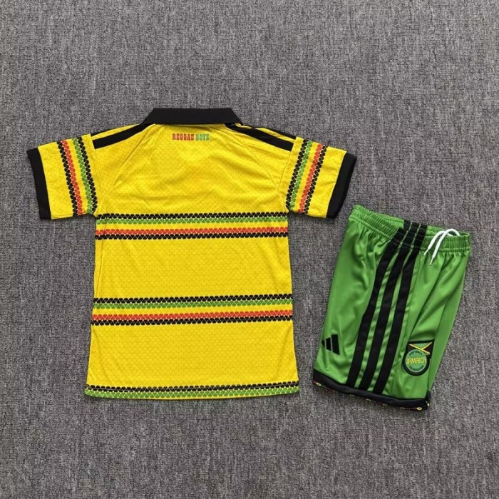 26/27 Jamaica home kids kit football jersey