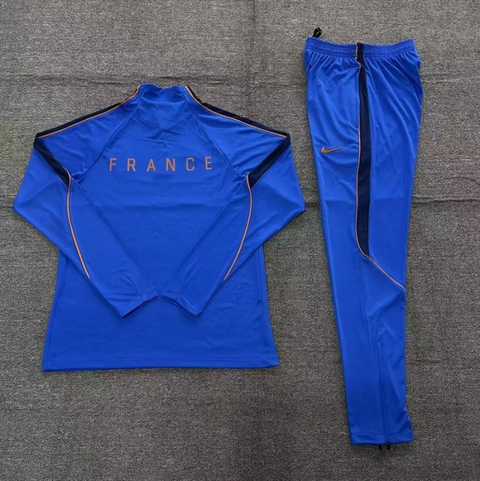 2026 France kids training suit pink