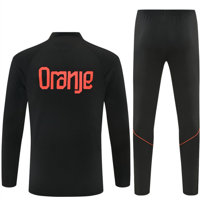 26/27 Netherlands kids training suit black