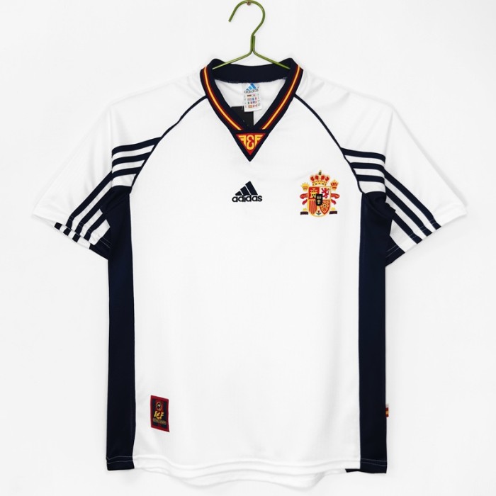 Retro 1998 Spain Away football shirt
