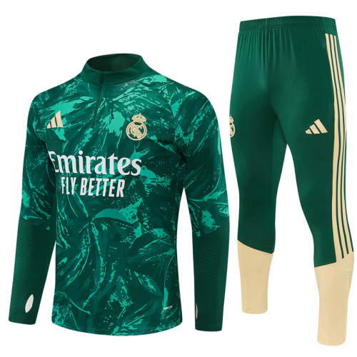 26/27 Real Madrid Kids training suit green