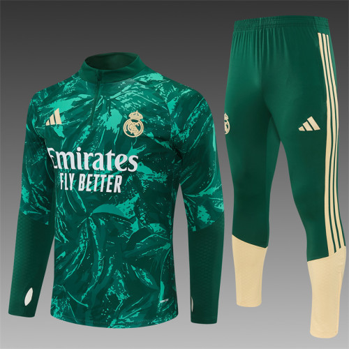 26/27 Real Madrid Adult training suit green