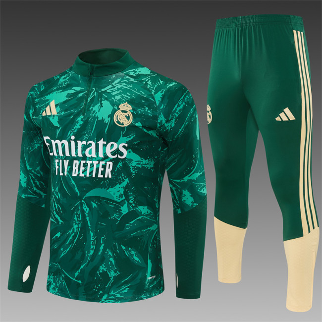 26/27 Real Madrid Adult training suit green