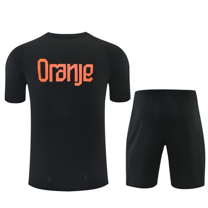 26/27 Netherlands kids short -sleeved training suit