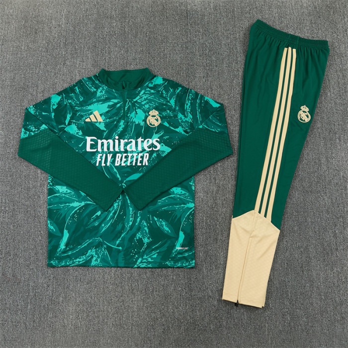 26/27 Real Madrid Adult training suit green