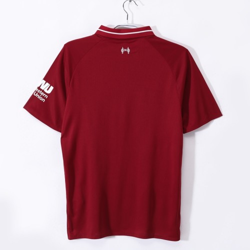 Retro 18/19 Liverpool home football Jersey