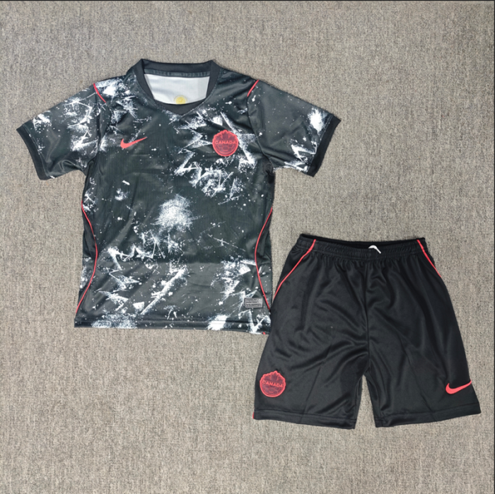 26/27 Canada away kids kit football Jersey