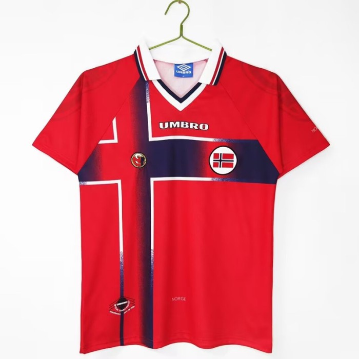 Retro 97/98 Norway home football Jersey