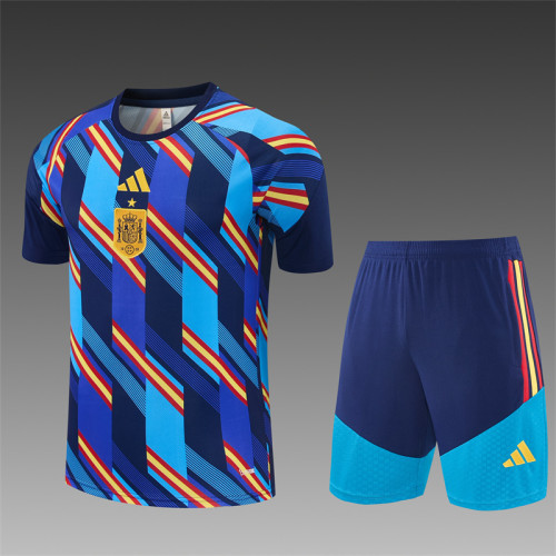 26/27 Spain short -sleeved training suit
