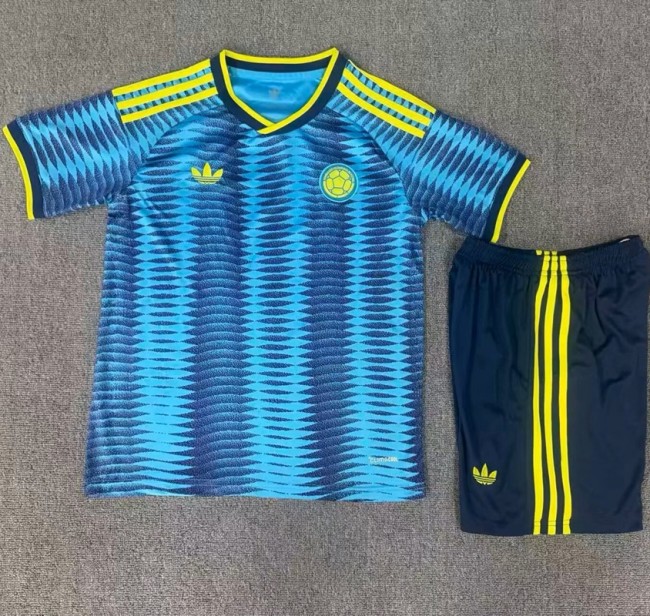 26/27 Colombia Away kids kit