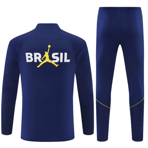 26/27 Brazil Jordan Kids training suit Royal Blue