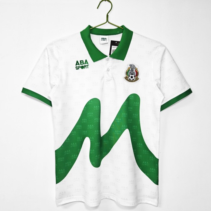 Retro 1995 Mexico Away football Jersey