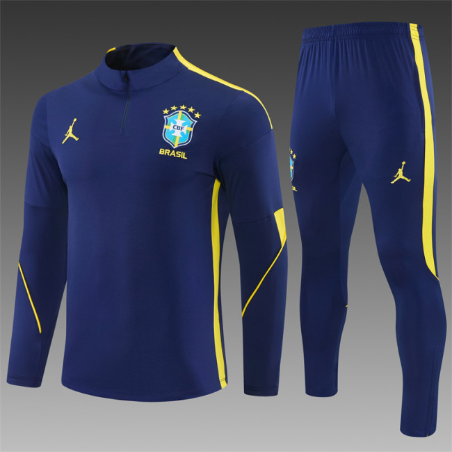 26/27 Brazil Jordan Adult training suit Royal Blue