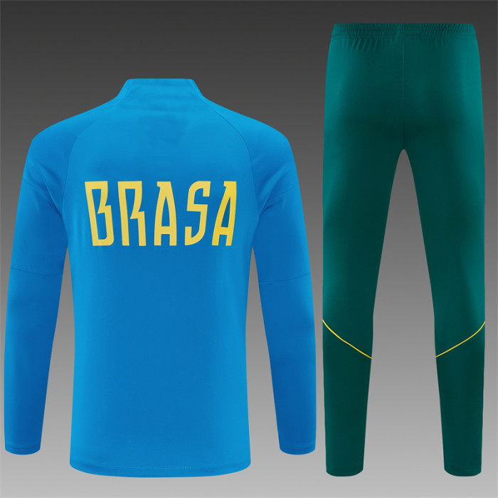 26/27 Brazil  Adult training suit sky blue