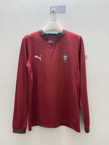 2026 Portugal home football Jersey long sleeves