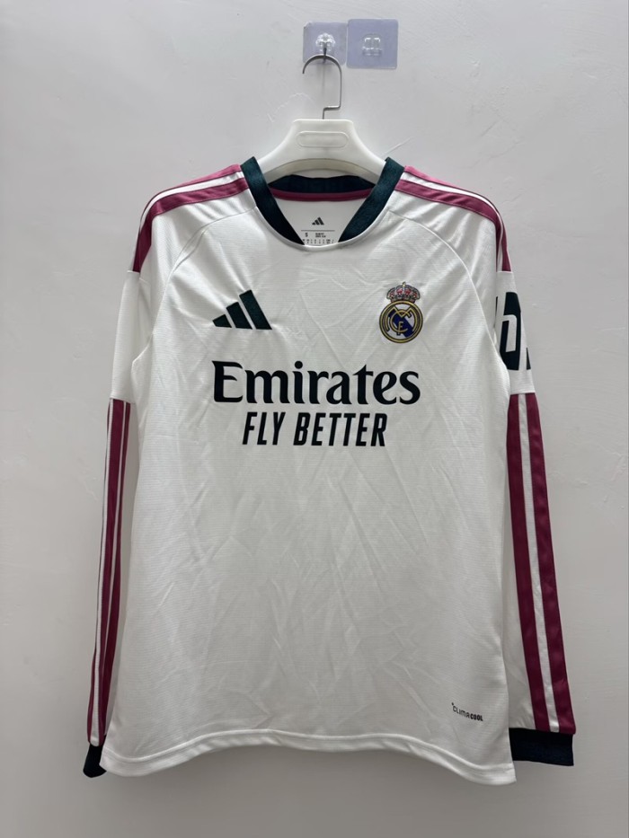 26/27 Real Madrid home football Jersey long sleeves