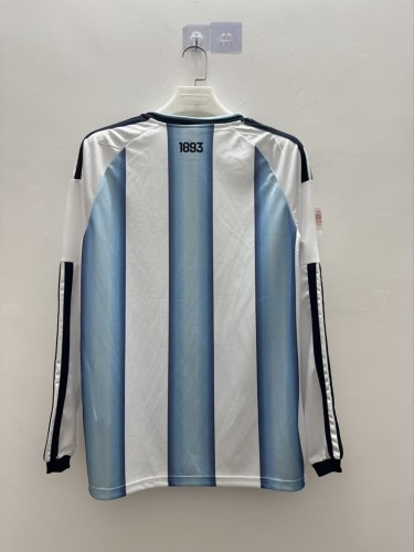 2026  Argentina home football Jersey long sleeves