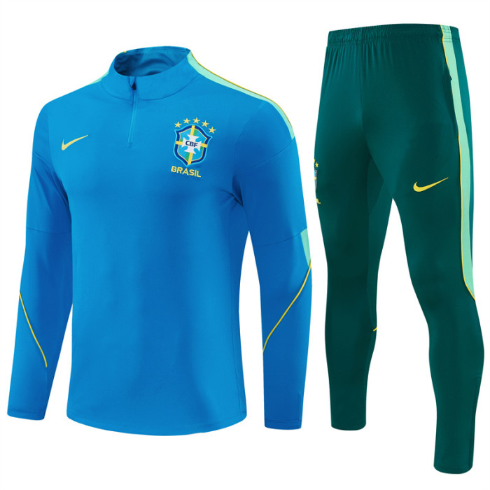 26/27 Brazil Kids training suit sky blue