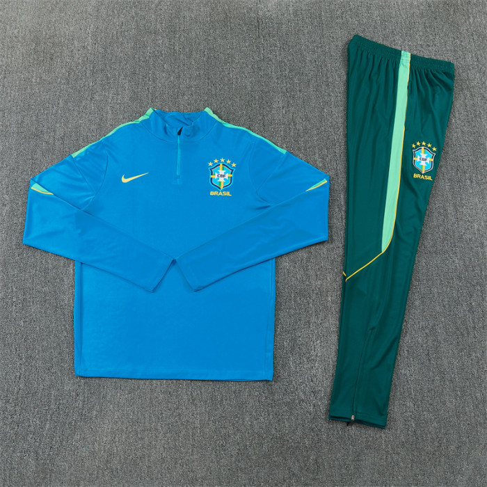 26/27 Brazil Kids training suit sky blue