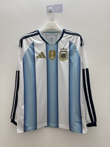 2026  Argentina home football Jersey long sleeves