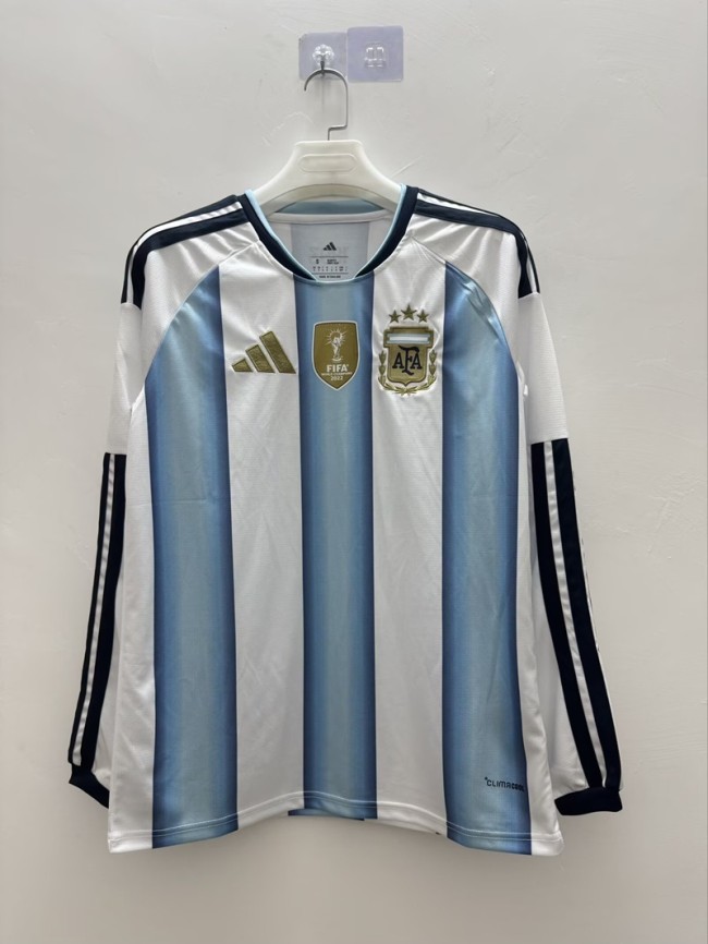 2026  Argentina home football Jersey long sleeves