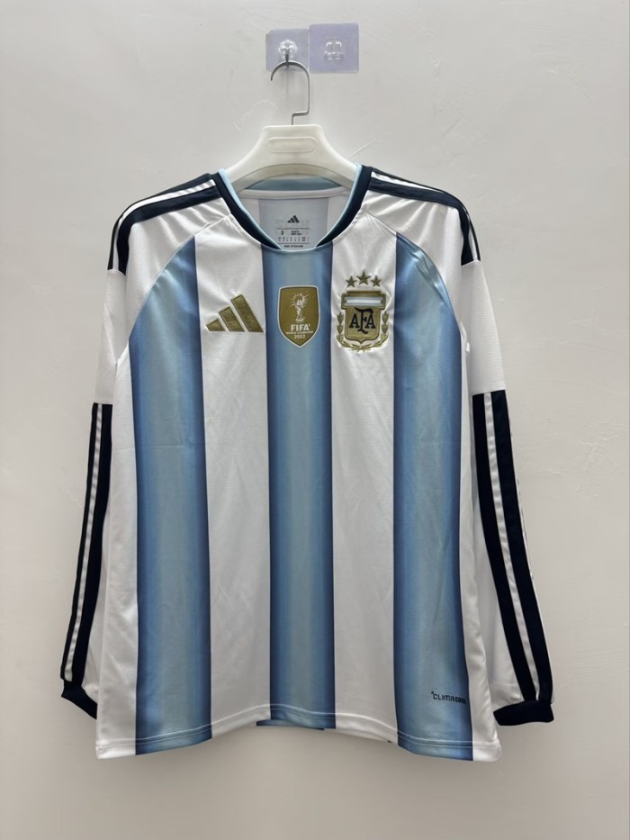 2026  Argentina home football Jersey long sleeves
