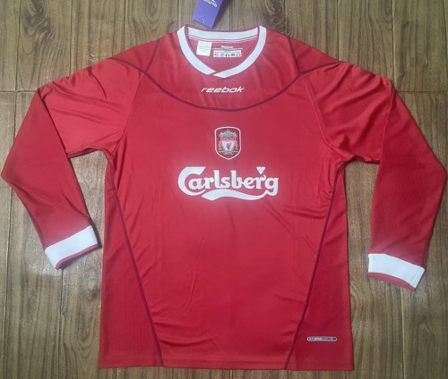 Retro 02/04 Liverpool home long sleeves