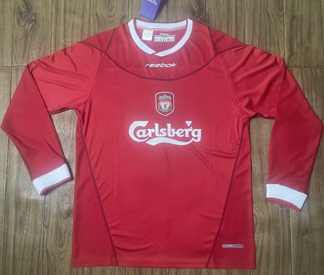 Retro 02/04 Liverpool home long sleeves