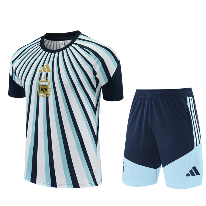 26/27  Argentina kids short -sleeved training suit