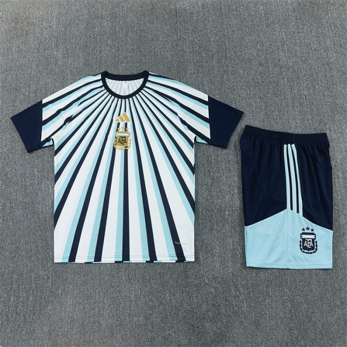 26/27  Argentina kids short -sleeved training suit