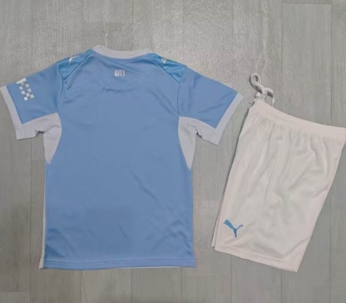 26/27 Manchester City home kids kit