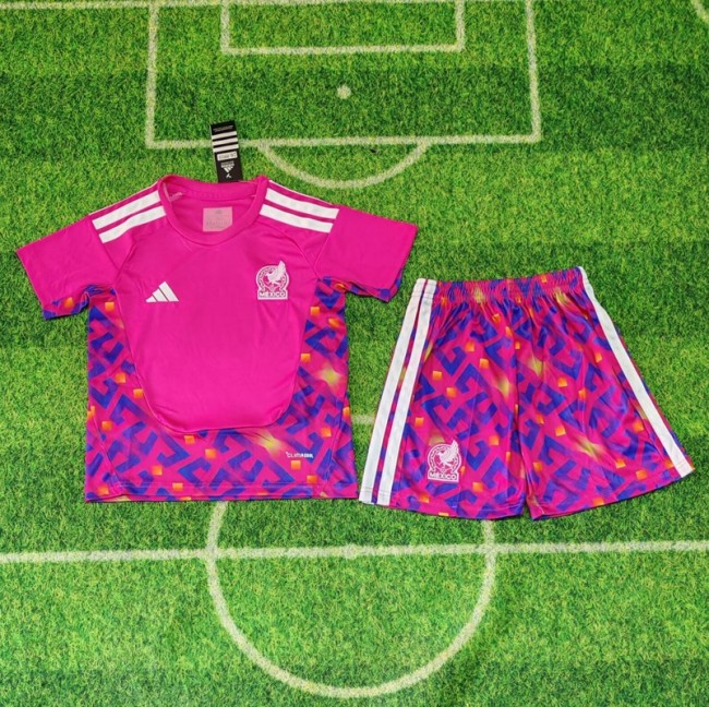 25/26 Mexico goalkeeper kids kit Pink