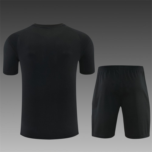 26/27 Atletico Madrid short -sleeved training suit black