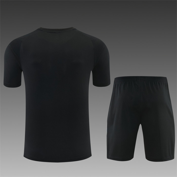 26/27 Atletico Madrid short -sleeved training suit black