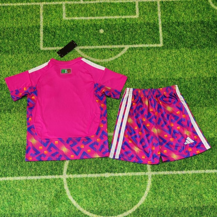 25/26 Mexico goalkeeper kids kit Pink