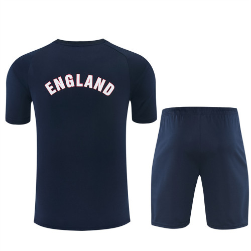 26/27 England kids short -sleeved training suit