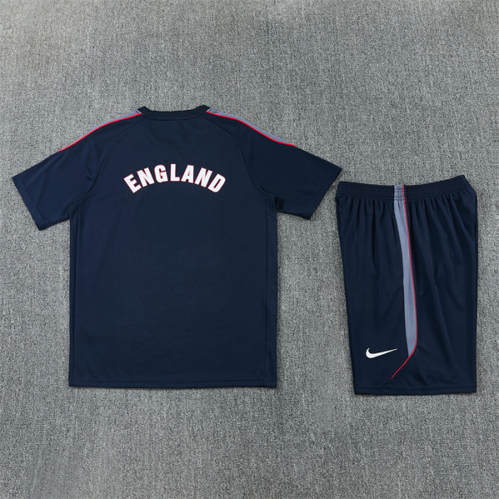26/27 England kids short -sleeved training suit