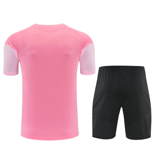 26/27 Inter Miami short -sleeved training suit pink