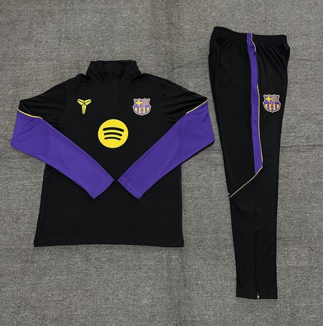 26/27 Barcelona kids training suit light black