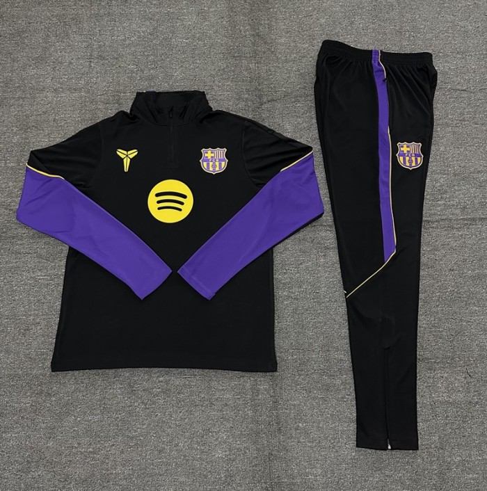 26/27 Barcelona kids training suit light black