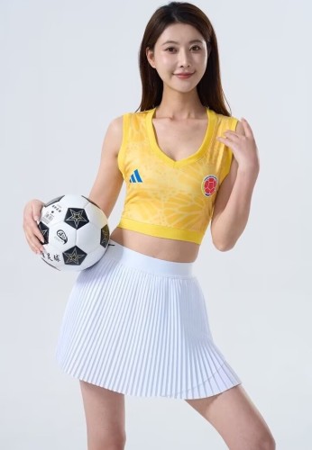 26/27 Colombia home women's short football Jersey